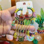 Multicolor Designer Jhumka