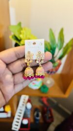 Leaf Stone Jhumka