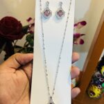 💗 Luxury Pink Clover Jewelry Set