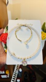 Luxury Pearl Flower Jewelry Set