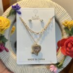 Heart Crystal Jewelry Set