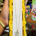 Elegant Spiral Stainless Steel Pendant Necklace