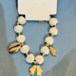 🐚 Pearl Shell Charm Bracelet