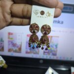 Classic Red Stone Jhumka