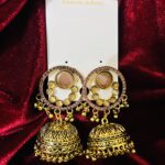 Crystal Circle Antique Jhumka